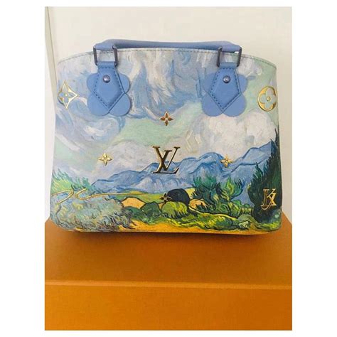 van gogh louis vuitton purse|jeff koons van gogh painting.